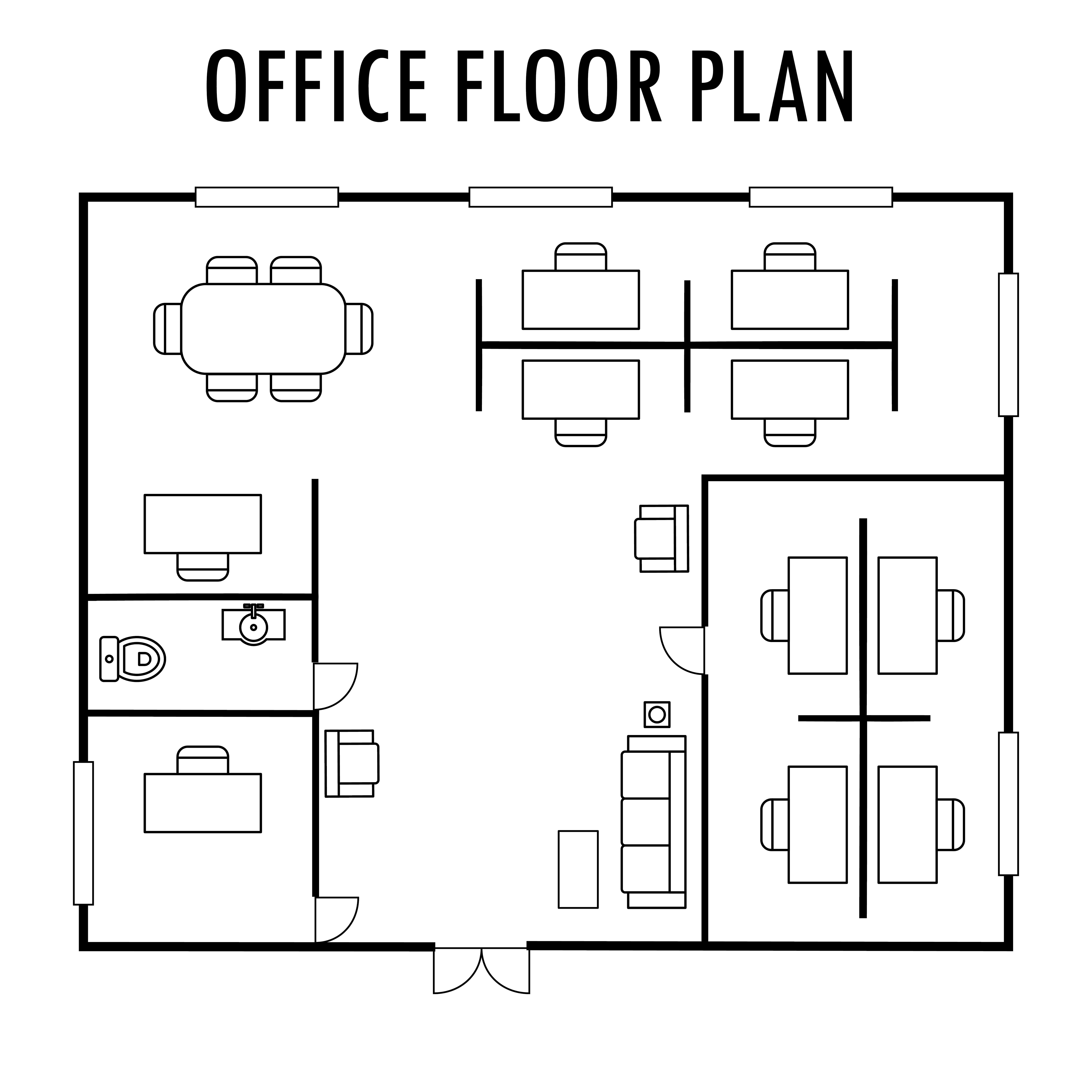 home office layout ideas floor plan