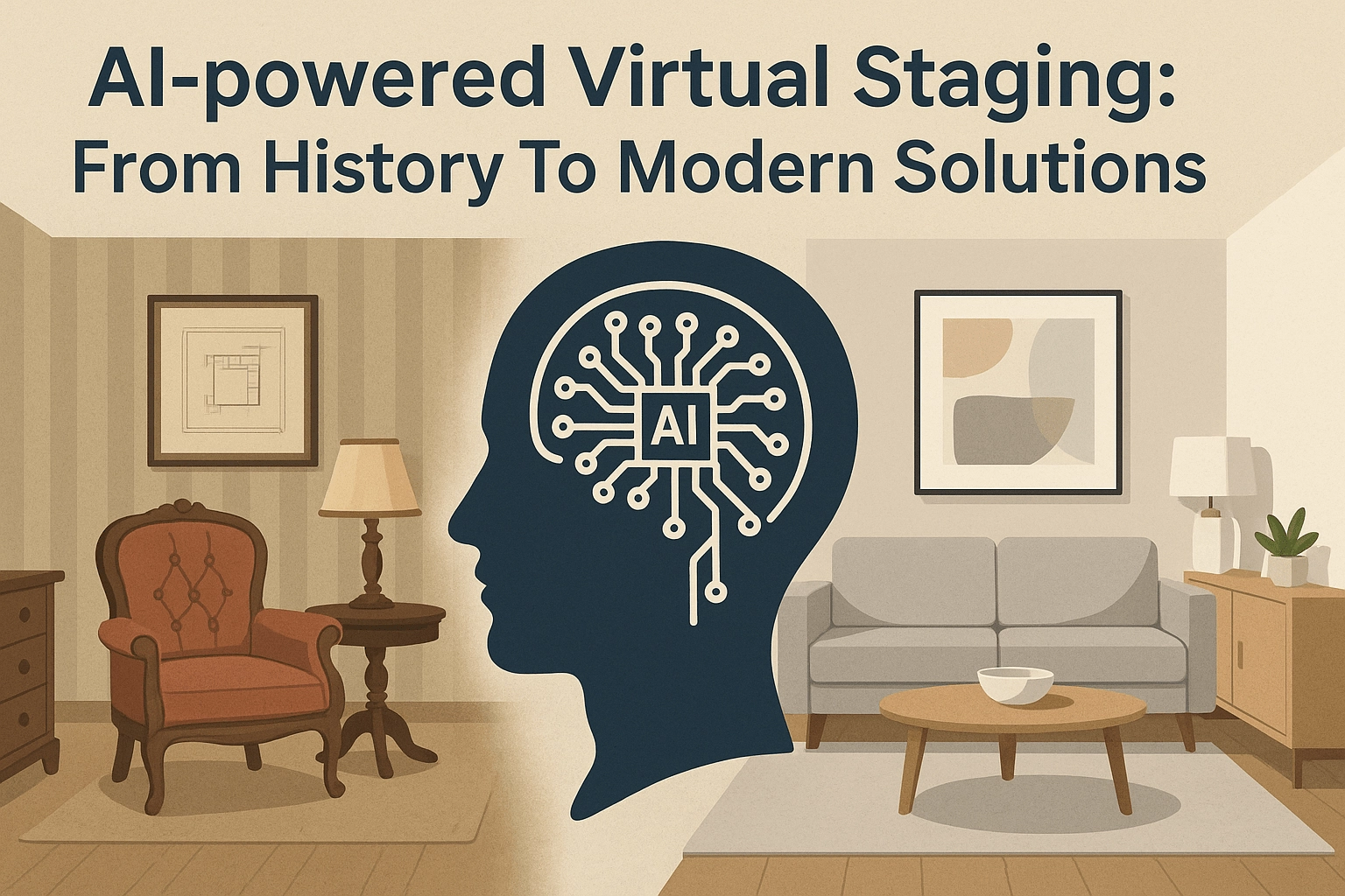 AI-powered Virtual Staging: From History To Modern Solutions