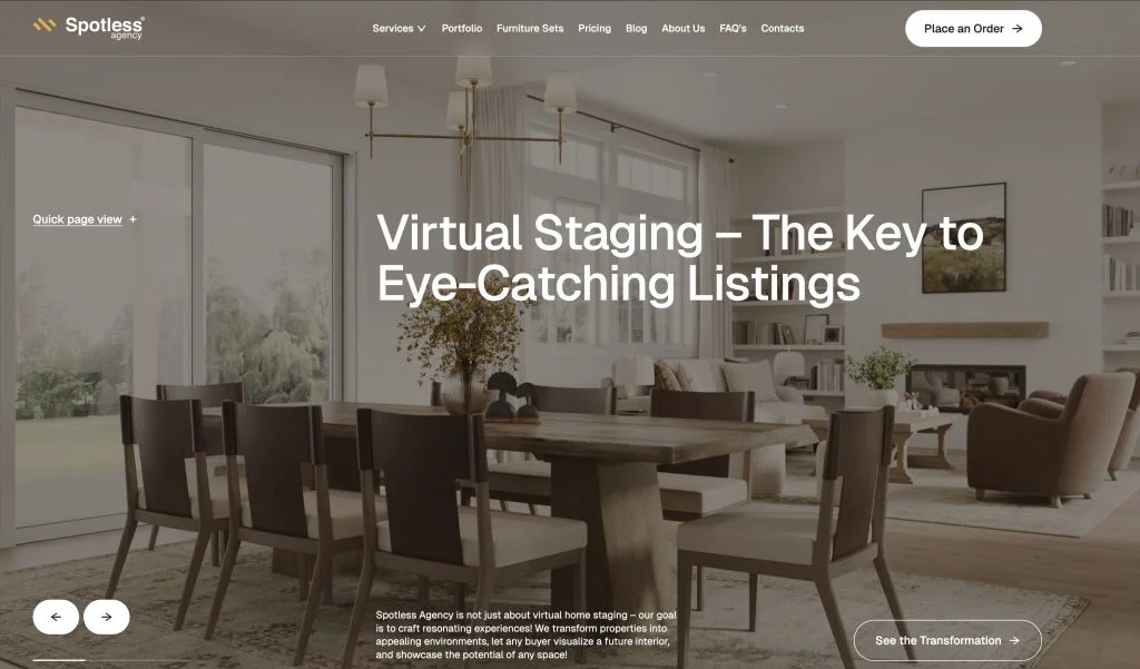 virtual staging