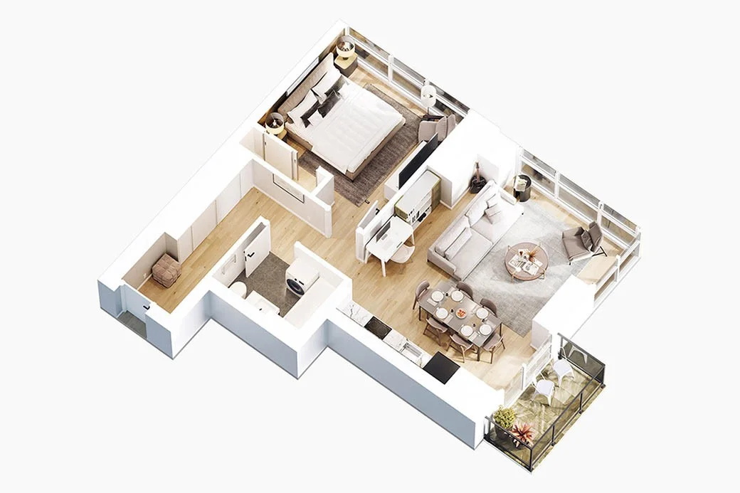 Strengths of 3D floor plan visualization