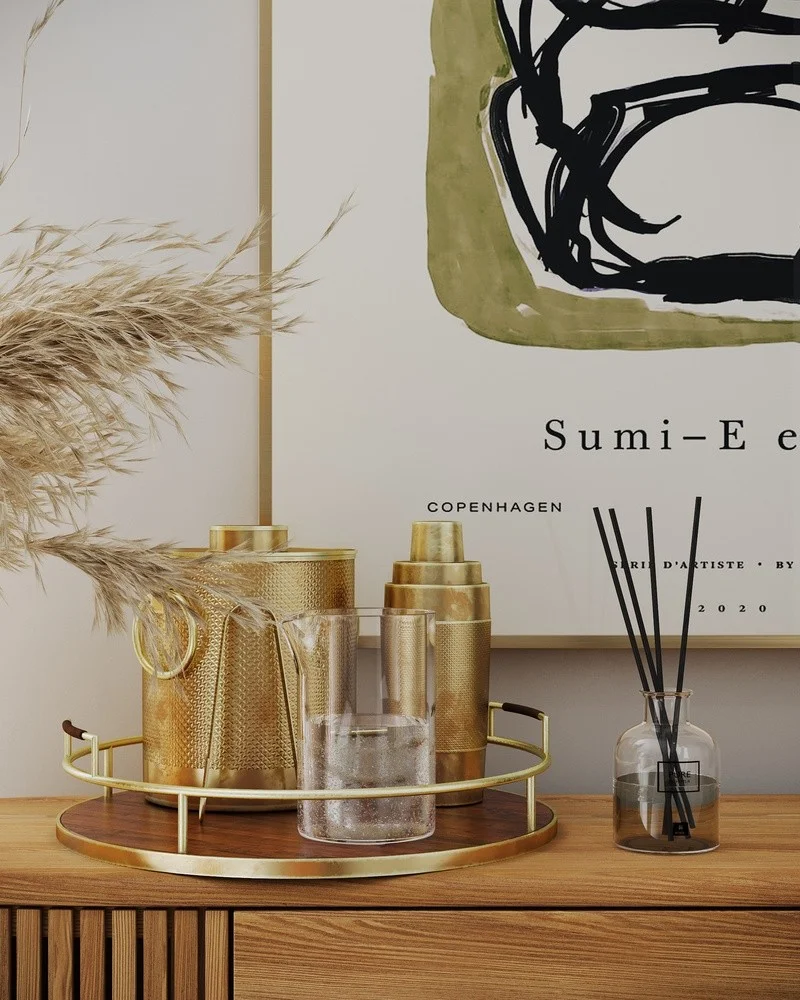 Bedroom Mid-Century Modern style Virtual staging (BMC_0013) BMC_0013_view_3.jpg