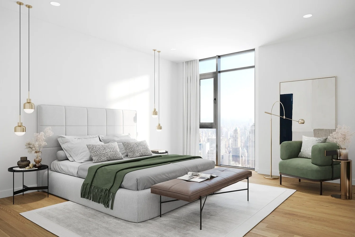 Bedroom Modern style Virtual staging (BM_0010) BM_0010_view_1.jpg