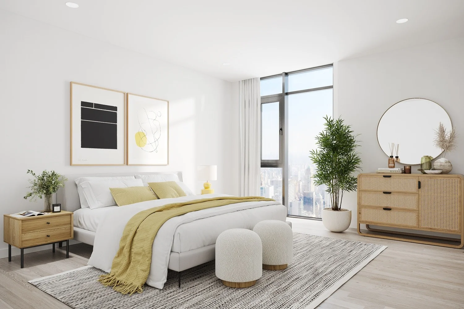 Bedroom Scandinavian style Virtual staging (BS_0010) BS_00010_view_1.jpg