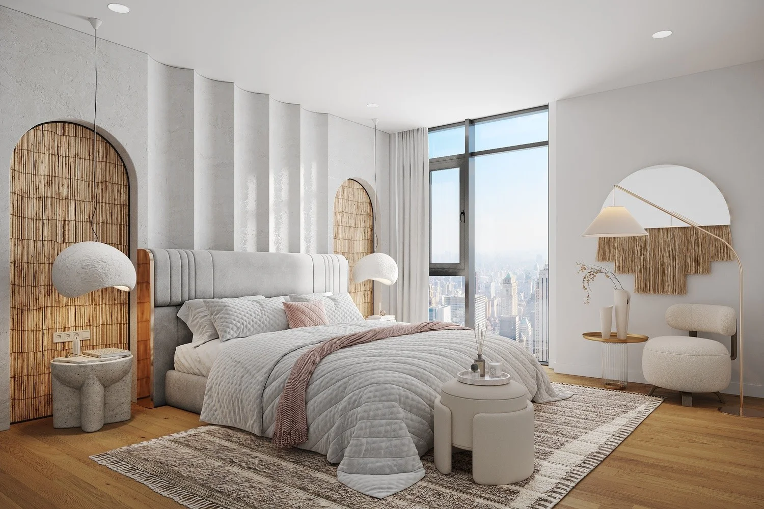 Bedroom Scandinavian style Virtual staging (BS_0029) BS_0029_view_1.jpg