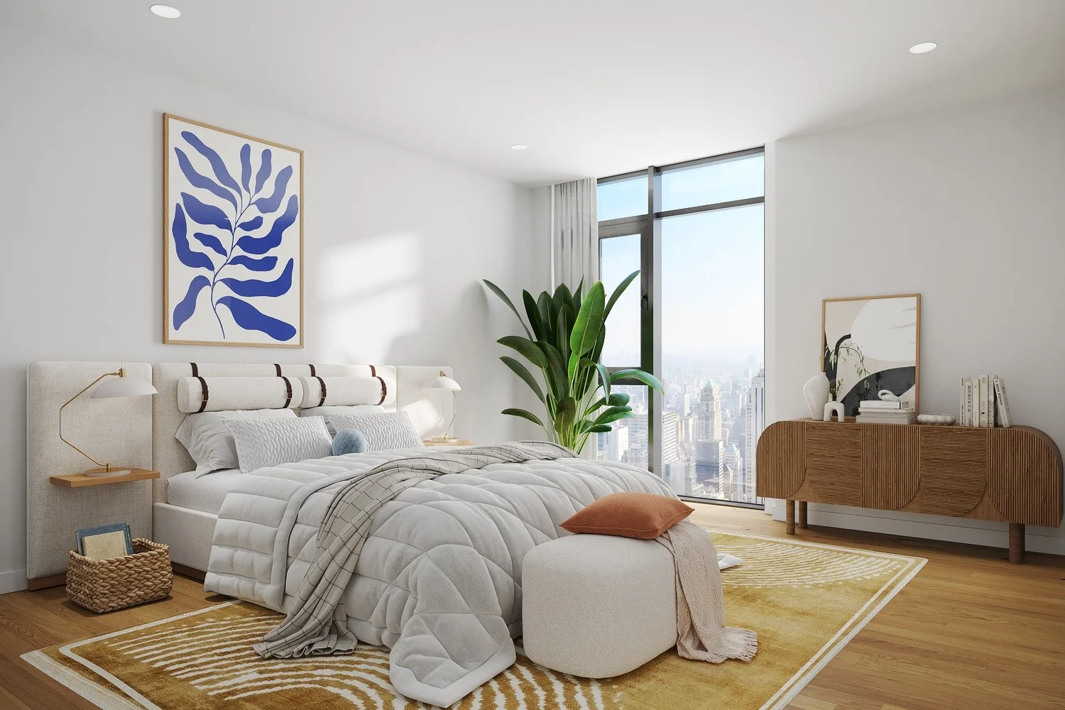 Bedroom Scandinavian style Virtual staging (BS_0044) BS_0044_view_1.jpg