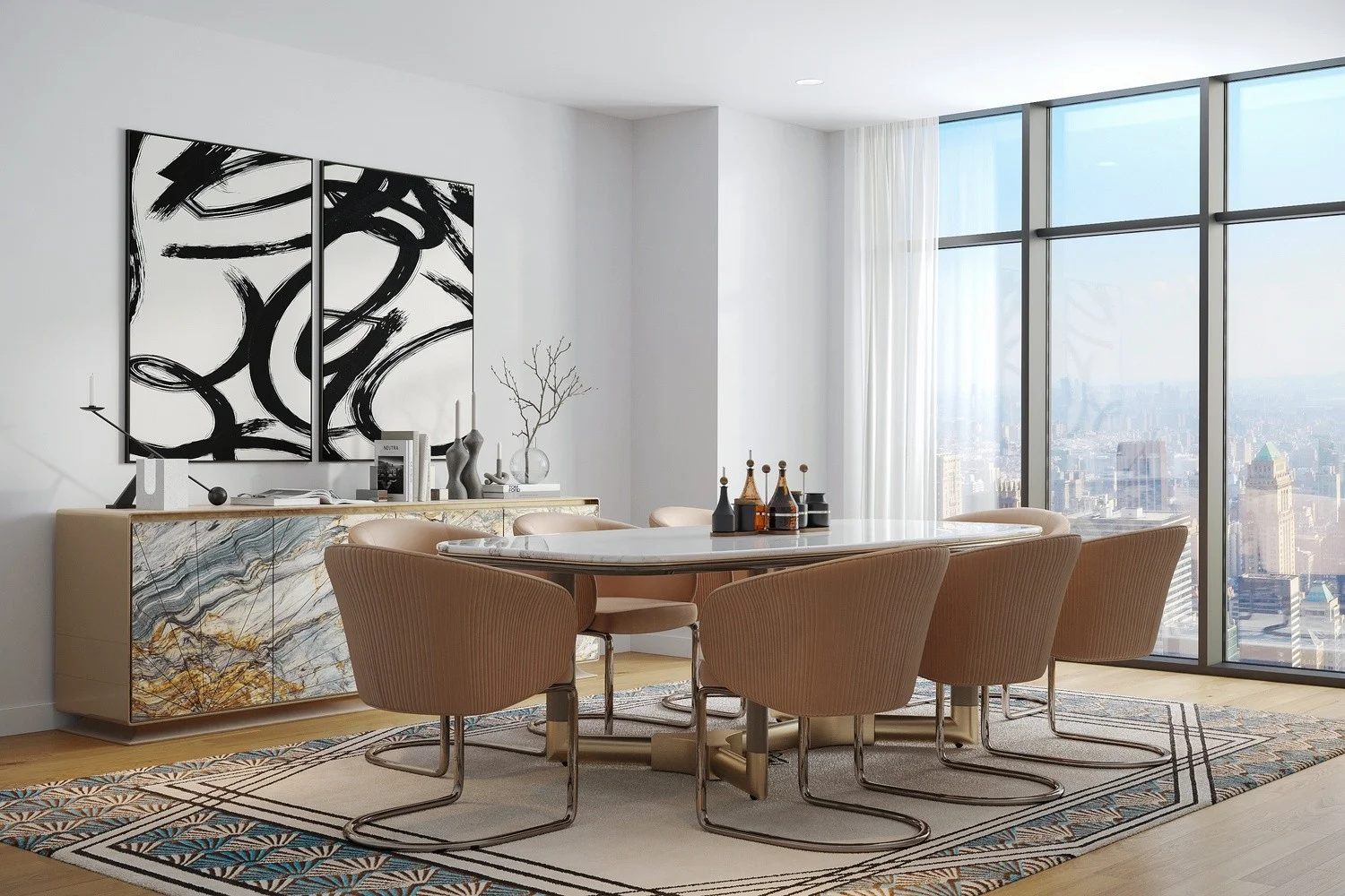 Dining room Transitional style Virtual staging (DT_0026) DT_0026_View01.jpg