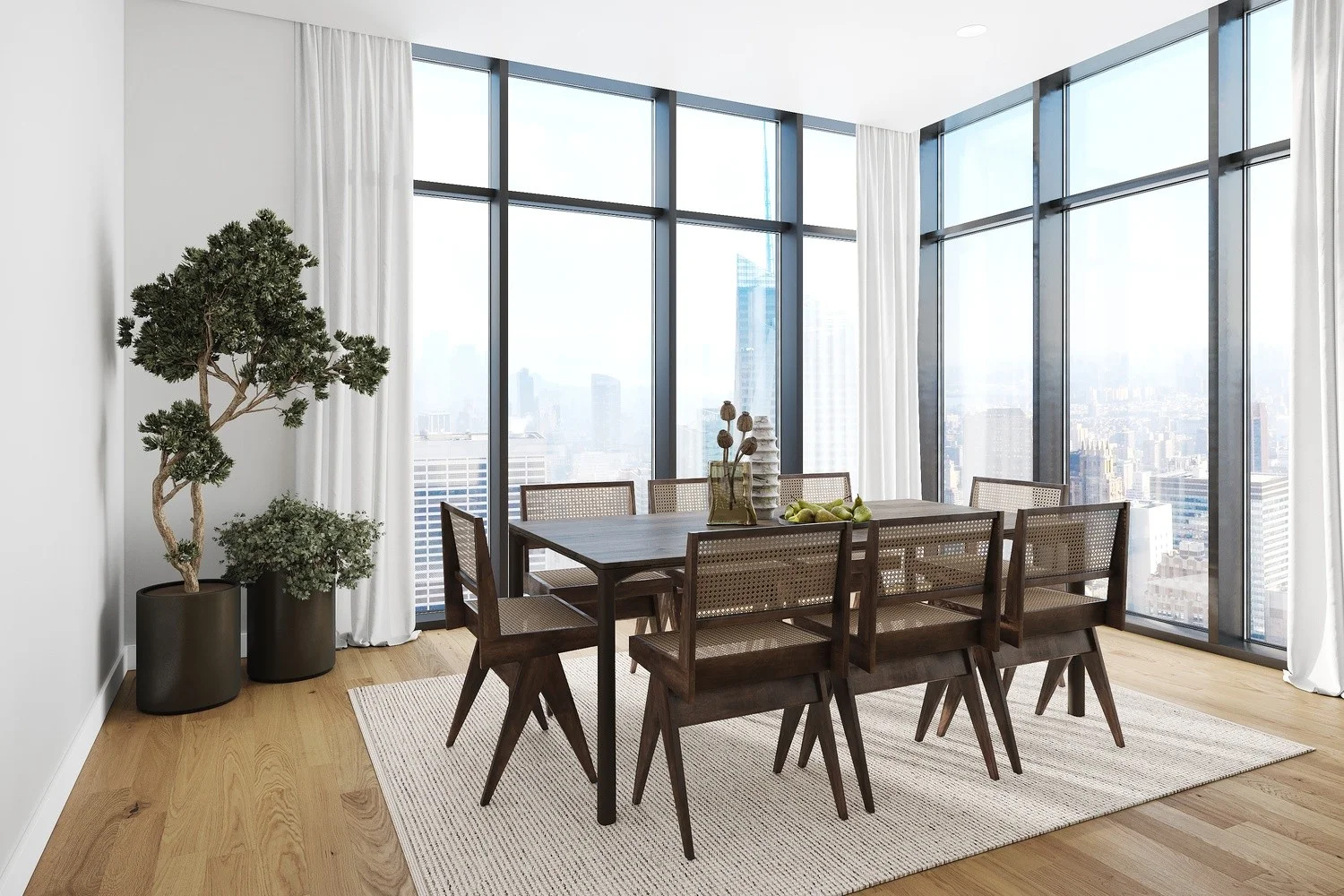 Living-Dining room Mid-Century Modern style Virtual staging (LDMC_0004) LDMC_0004_view_3-1.jpg