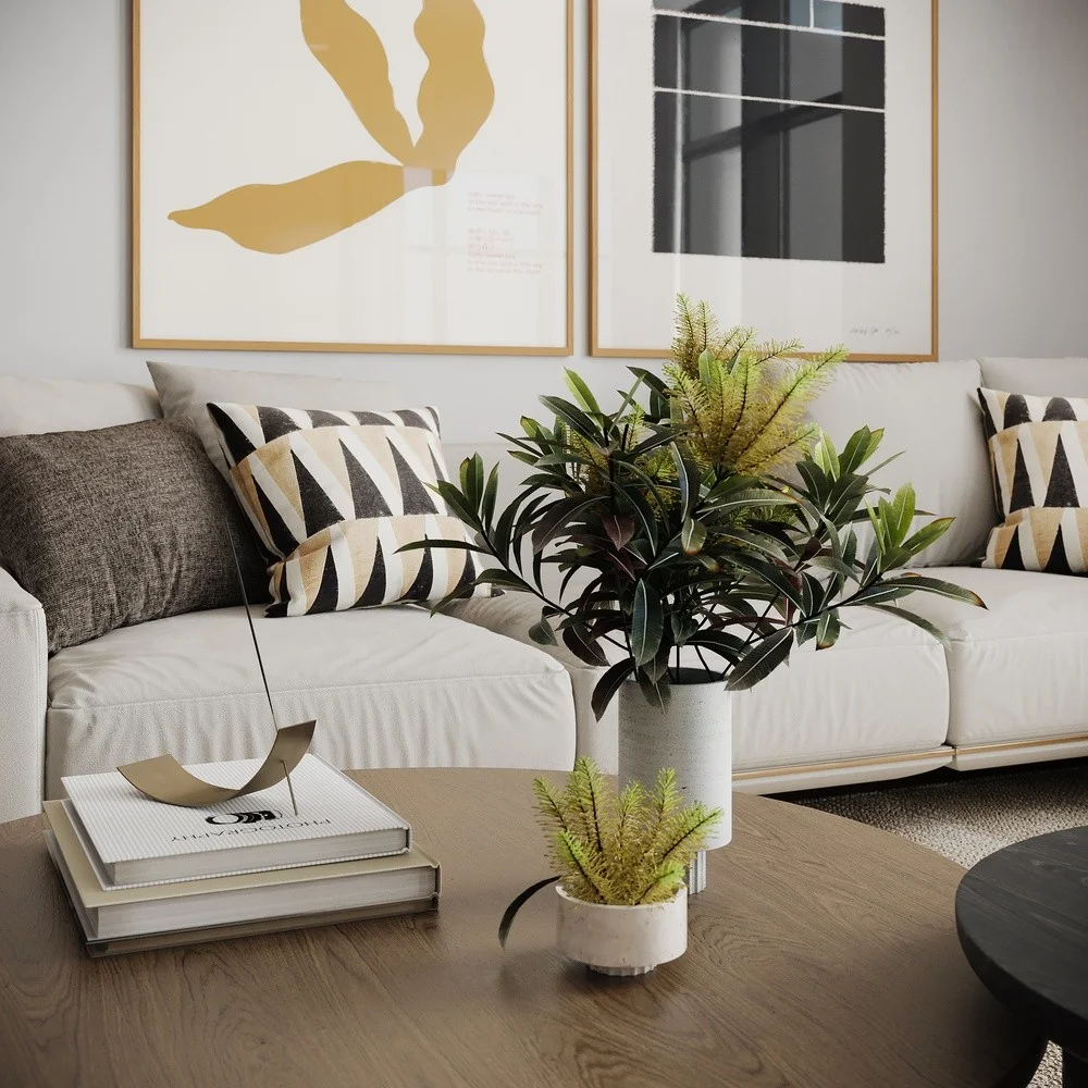 Living-Dining room Mid-Century Modern style Virtual staging (LDMC_0004) LDMC_0004_view_4-1.jpg