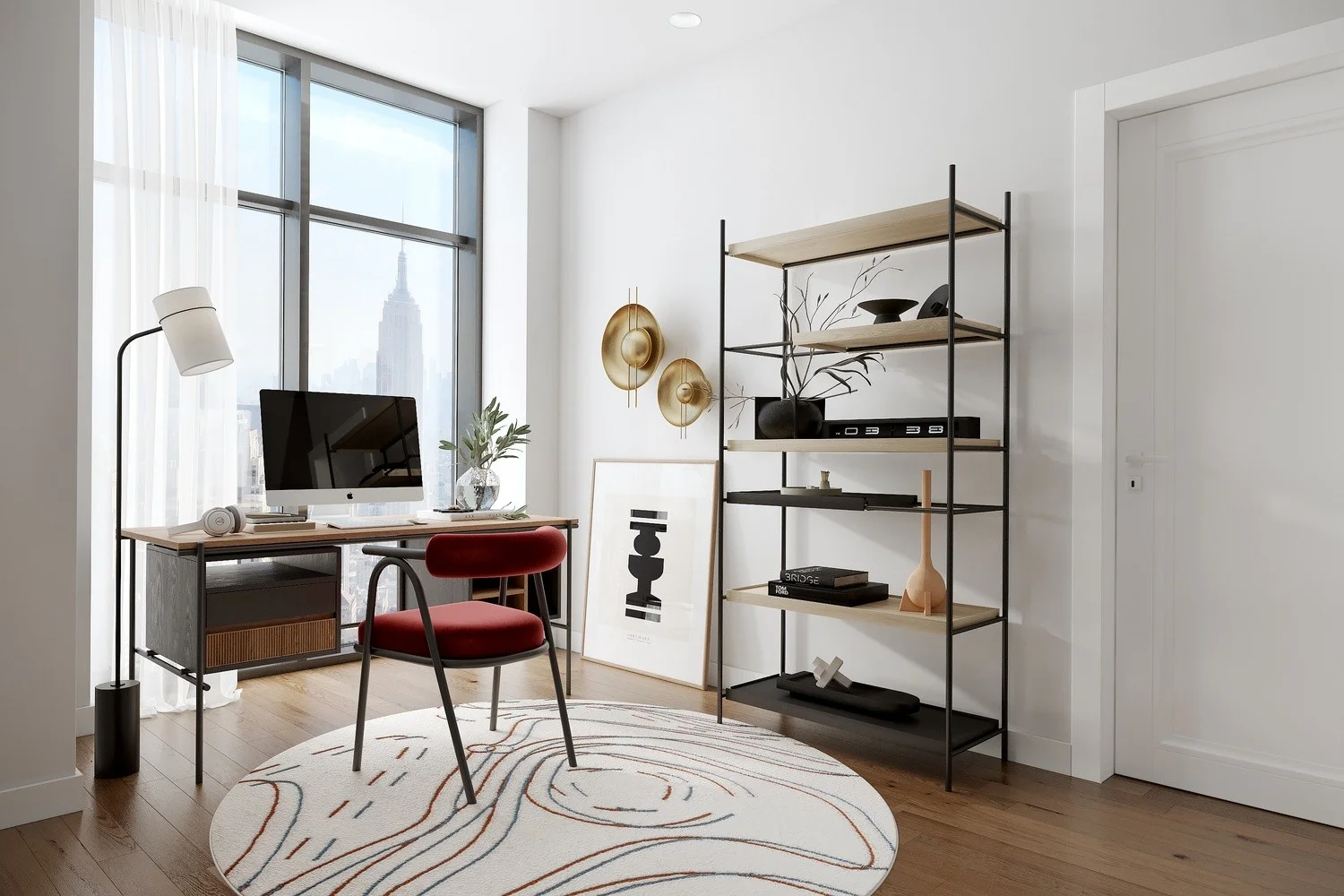 Home Office room Contemporary style Virtual staging (OC_0008) OC_0008_view_1.jpg