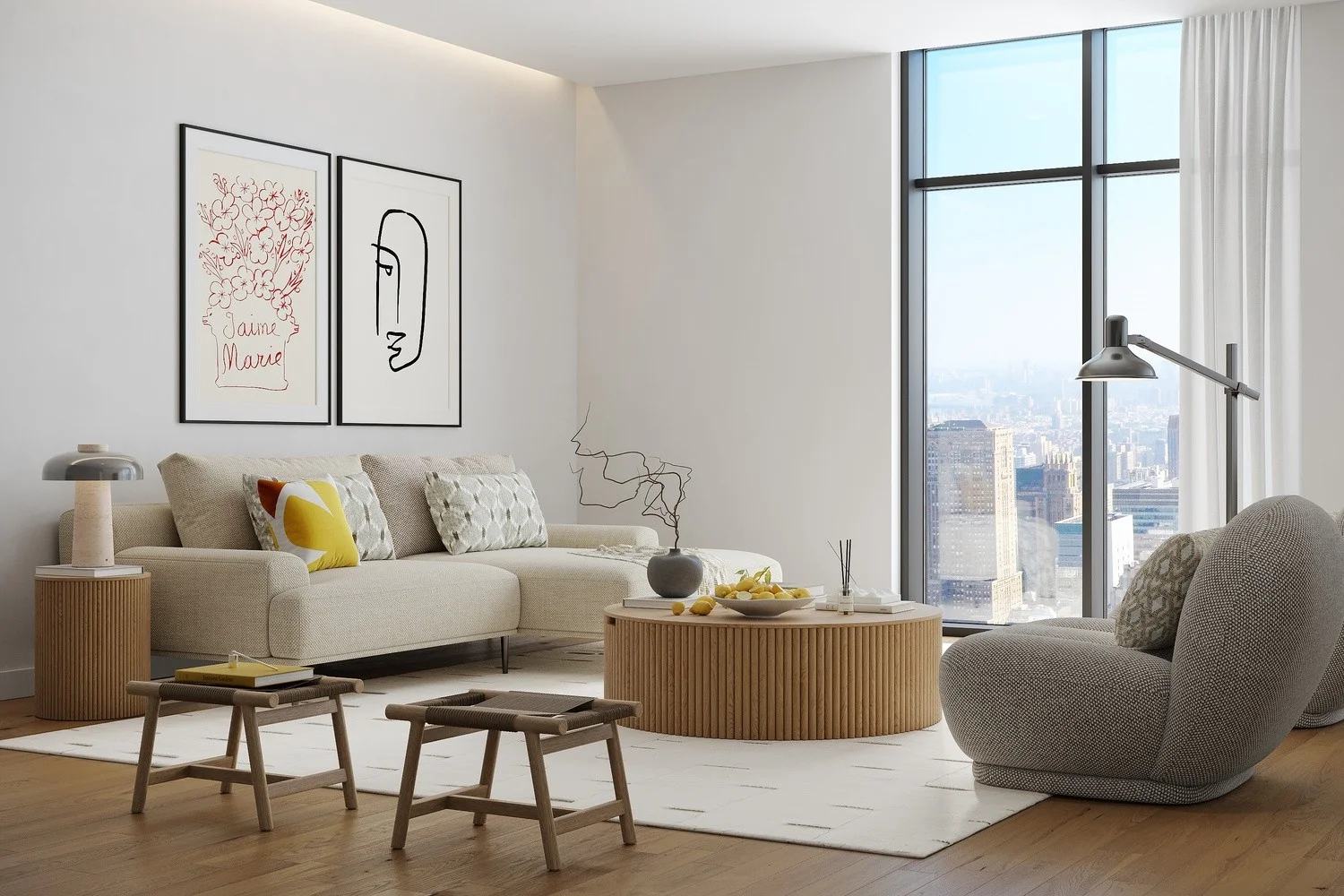 Living-Dining room Scandinavian style Virtual staging (LDS_0036) LDS_0036_view_2.jpg