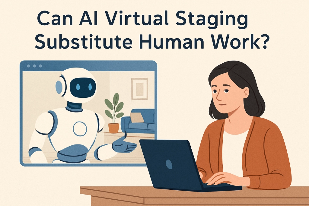 Can AI Virtual Staging Substitute Human Work?